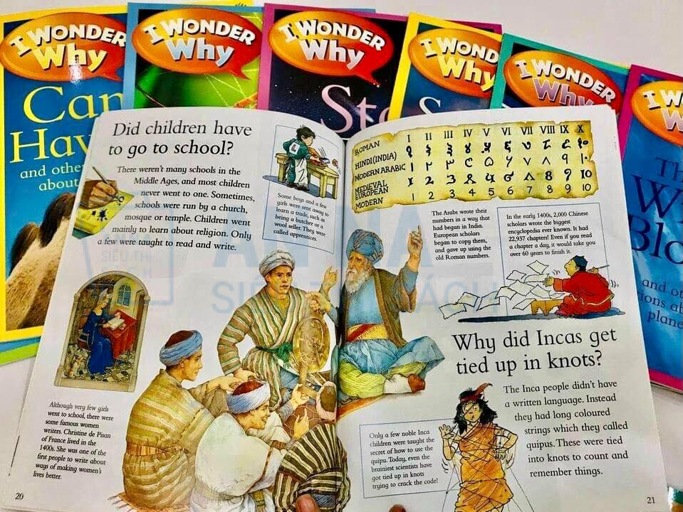 Sách Tiếng Anh - Sách Nhập Khẩu - An Na Siêu Thị Sách I wonder why nhập 24 cuốn kèm file audio
