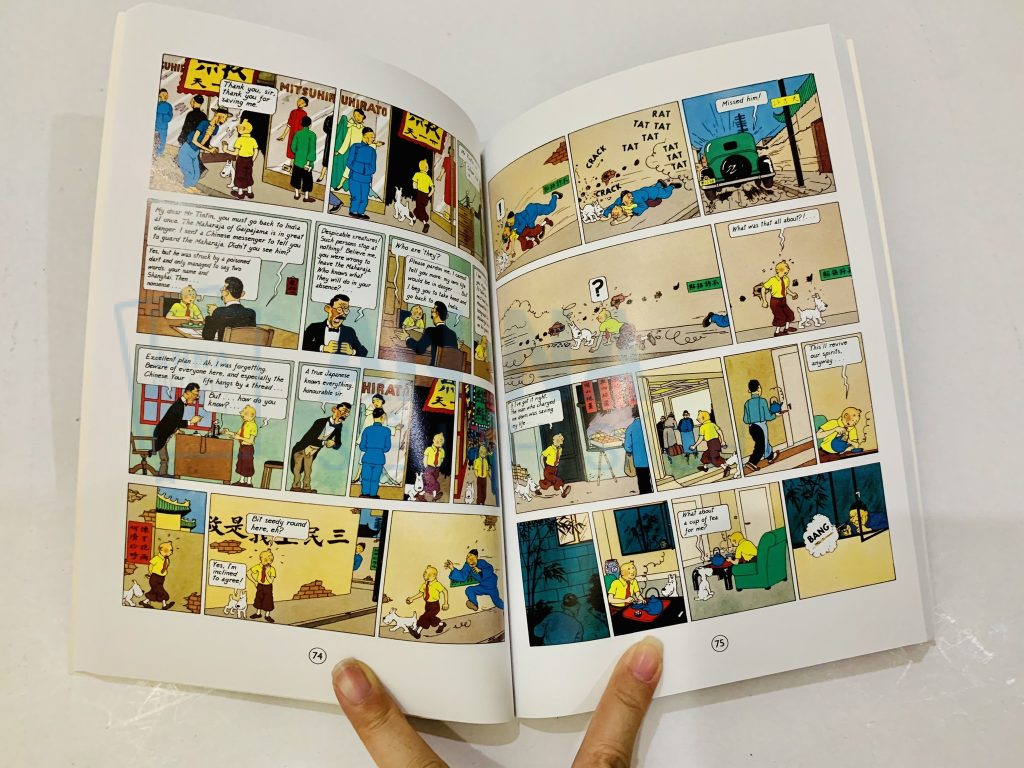 The Adventure Of Tintin nhập box set 8 cuốn 