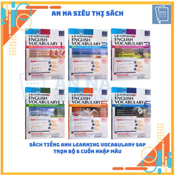 Sách tiếng anh Learning Vocabulary SAP nhập màu 6 cuốn - Ảnh 2