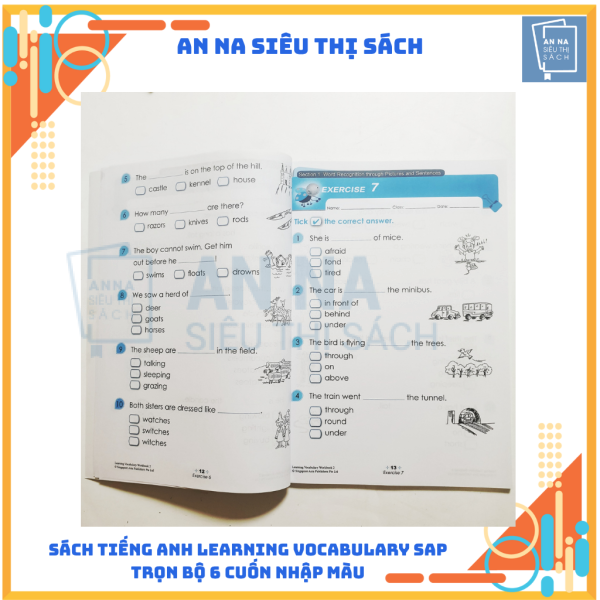 Sách tiếng anh Learning Vocabulary SAP nhập màu 6 cuốn - Ảnh 8