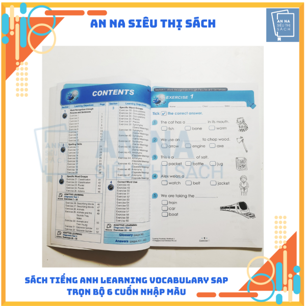 Sách tiếng anh Learning Vocabulary SAP nhập màu 6 cuốn - Ảnh 9