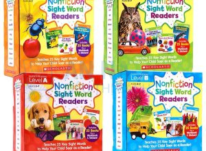 Nonfiction Sight Word Readers nhập 4 level kèm CD và Sticker