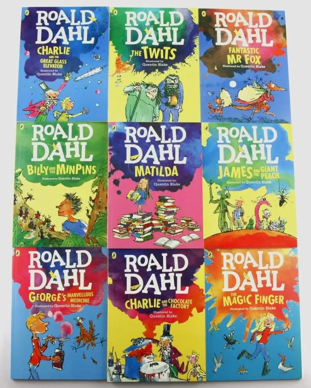 Roald Dahl tiếng anh nhập màu 18 cuốn