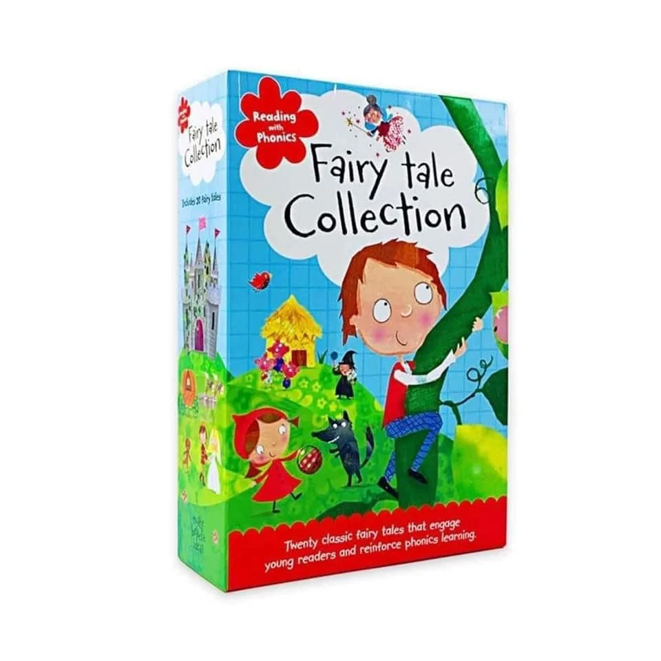 Sách Tiếng Anh - Sách Nhập Khẩu - An Na Siêu Thị Sách Truyện tiếng anh Reading With Phonics Fairy Tale Collection nhập màu 20 quyển kèm file audio