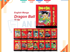 Truyện Tranh Tiếng Anh Dragon Ball – 7 Viên Ngọc Rồng | 16 Quyển – Giấy Chống Lóa
