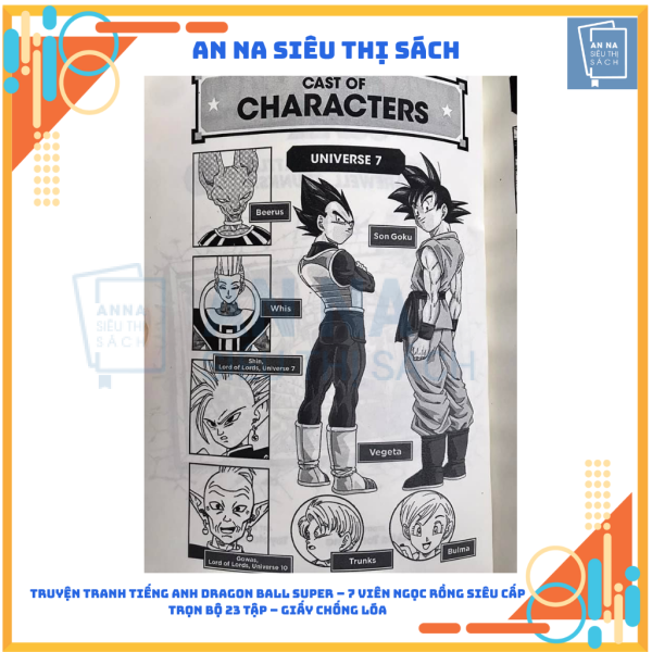 Truyện tranh Tiếng Anh Dragon Ball Super 7 Viên Ngọc Rồng Siêu Cấp - Ảnh 3