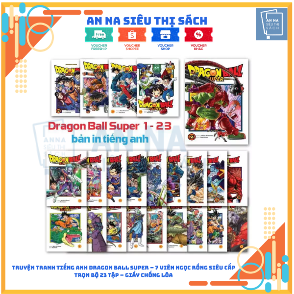 Truyện tranh Tiếng Anh Dragon Ball Super 7 Viên Ngọc Rồng Siêu Cấp