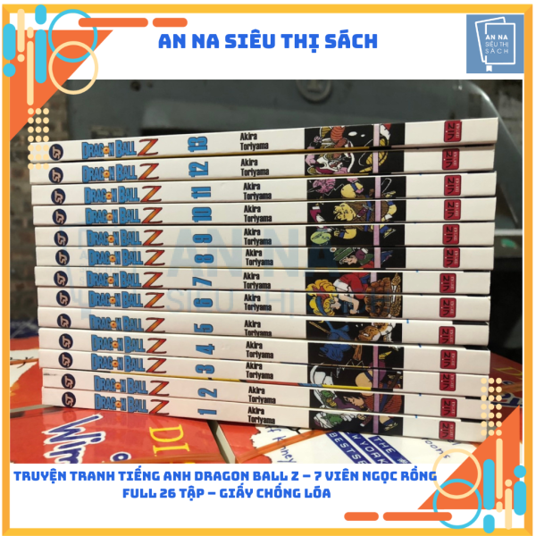 Truyện Tranh Tiếng Anh Dragon Ball Z – 7 Viên Ngọc Rồng | Full 26 Tập – Giấy Chống Lóa - Ảnh 2