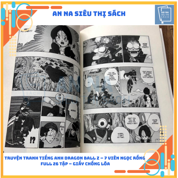 Truyện Tranh Tiếng Anh Dragon Ball Z – 7 Viên Ngọc Rồng | Full 26 Tập – Giấy Chống Lóa - Ảnh 5