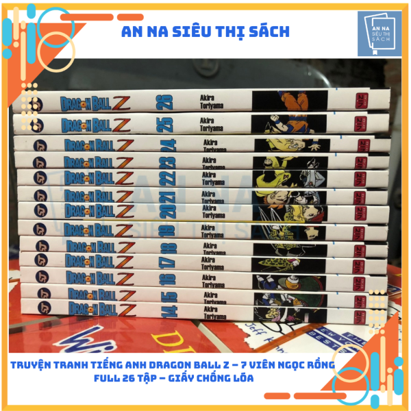 Truyện Tranh Tiếng Anh Dragon Ball Z – 7 Viên Ngọc Rồng | Full 26 Tập – Giấy Chống Lóa - Ảnh 3