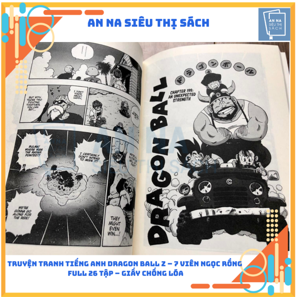 Truyện Tranh Tiếng Anh Dragon Ball Z – 7 Viên Ngọc Rồng | Full 26 Tập – Giấy Chống Lóa - Ảnh 6