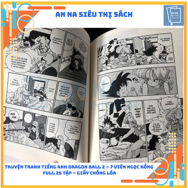 Truyện Tranh Tiếng Anh Dragon Ball Z – 7 Viên Ngọc Rồng | Full 26 Tập – Giấy Chống Lóa - Ảnh 8