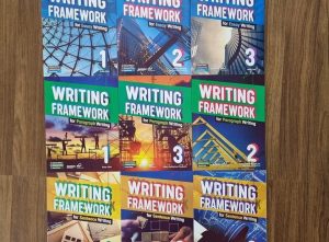 Sách tiếng anh Writing Framework nhập màu 18 quyển 3 level