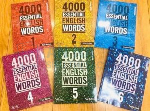 Sách tiếng anh 4000 essential english words nhập màu 6 quyển kèm file audio và answer key