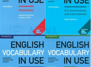 Sách tiếng anh English vocabulary in use nhập màu 4 cuốn kèm file audio và answer key