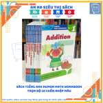 Sách tiếng anh Kumon math workbook nhập màu 10 quyển