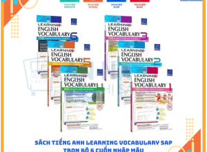 Sách tiếng anh Learning Vocabulary SAP nhập màu 6 cuốn