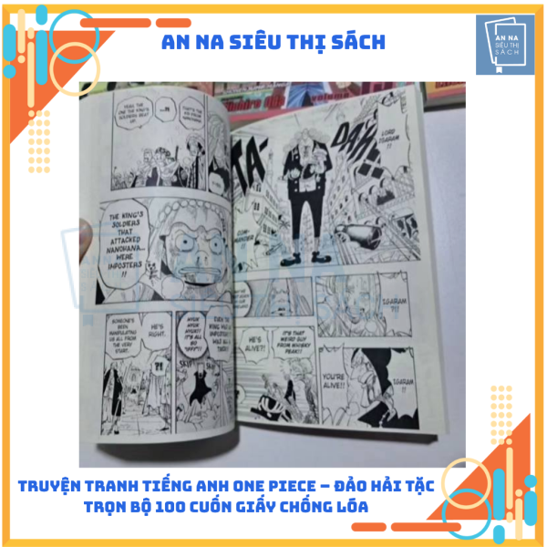 Truyện tranh Tiếng Anh One Piece - Đảo Hải Tặc | Giấy Chống Lóa - Ảnh 5