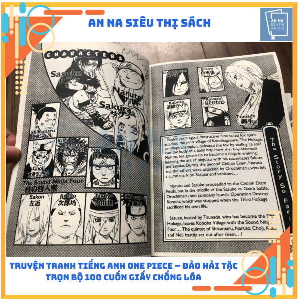 Truyện tranh Tiếng Anh One Piece - Đảo Hải Tặc | Giấy Chống Lóa - Ảnh 7