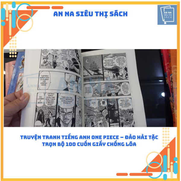 Truyện tranh Tiếng Anh One Piece - Đảo Hải Tặc | Giấy Chống Lóa - Ảnh 10