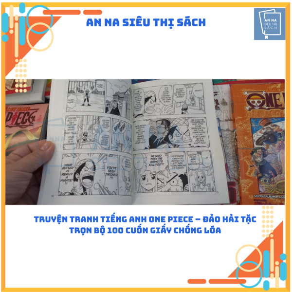 Truyện tranh Tiếng Anh One Piece - Đảo Hải Tặc | Giấy Chống Lóa - Ảnh 11