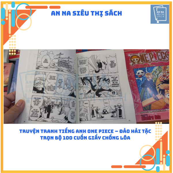 Truyện tranh Tiếng Anh One Piece - Đảo Hải Tặc | Giấy Chống Lóa - Ảnh 13