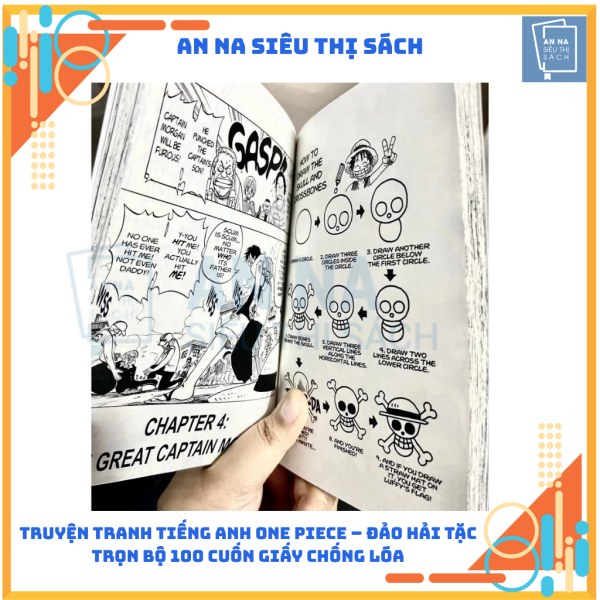 Truyện tranh Tiếng Anh One Piece - Đảo Hải Tặc | Giấy Chống Lóa - Ảnh 3