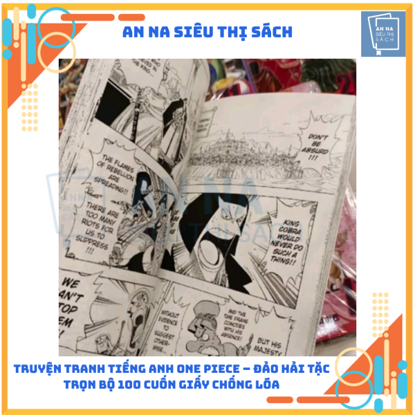 Truyện tranh Tiếng Anh One Piece - Đảo Hải Tặc | Giấy Chống Lóa - Ảnh 4