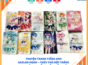Truyện Tranh Tiếng Anh Sailor Moon – Thủy Thủ Mặt Trăng 12 Quyển Giấy Chống Lóa