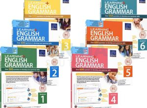 Sách tiếng anh Learning English Grammar SAP nhập màu 6 cuốn
