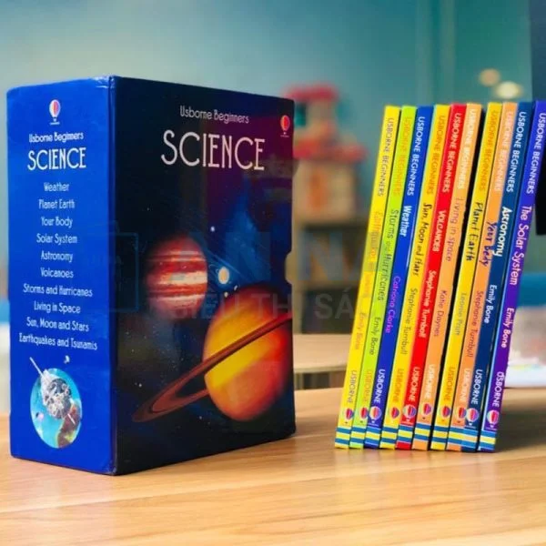 Sách Tiếng Anh Usborne Beginners Science Box Set (10 Cuốn Bìa Cứng Nhập Màu)