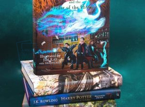 Truyện tiếng anh Harry Potter The Illustrated Collection nhập màu 5 books bìa cứng