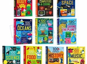 Sách tiếng anh Usborne 100 Things To Know About nhập màu 10 cuốn bìa cứng
