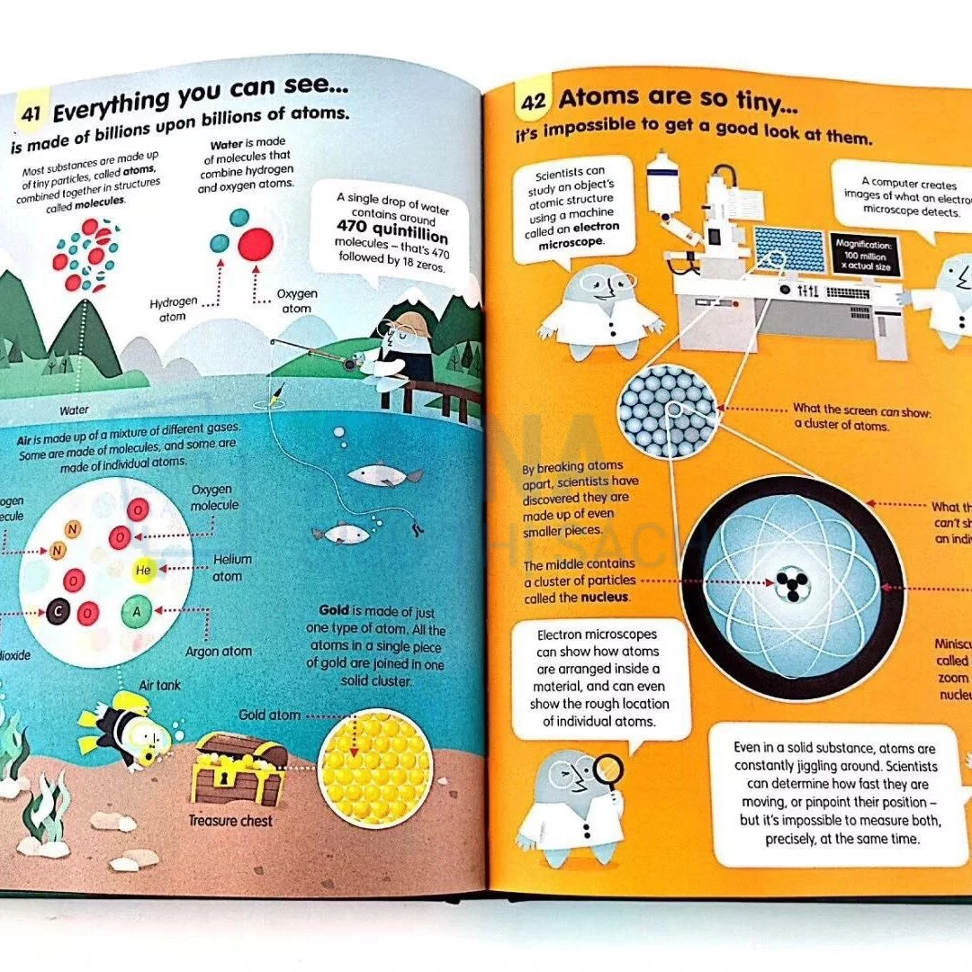 Sách tiếng anh Usborne 100 Things To Know About nhập màu 10 cuốn bìa cứng - Ảnh 8