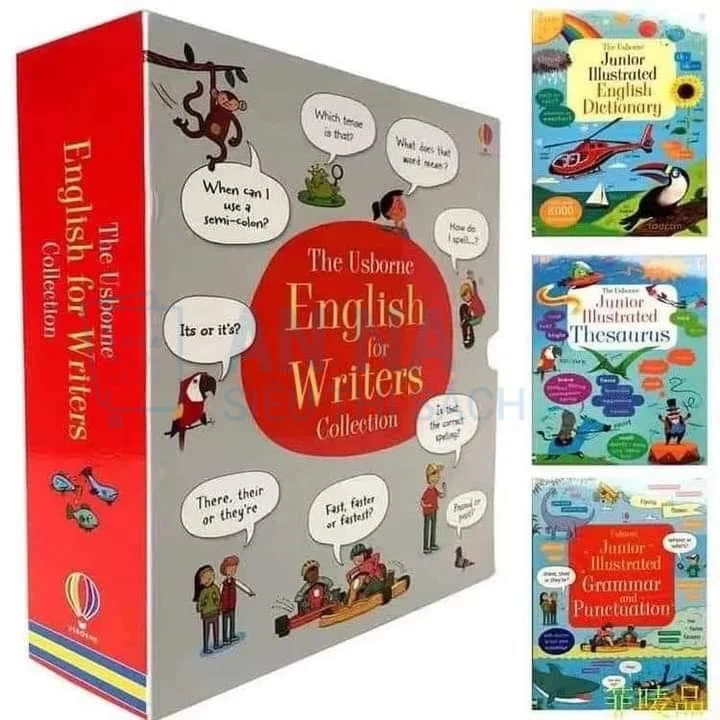 The usborne english for writers collection nhập 3 cuốn