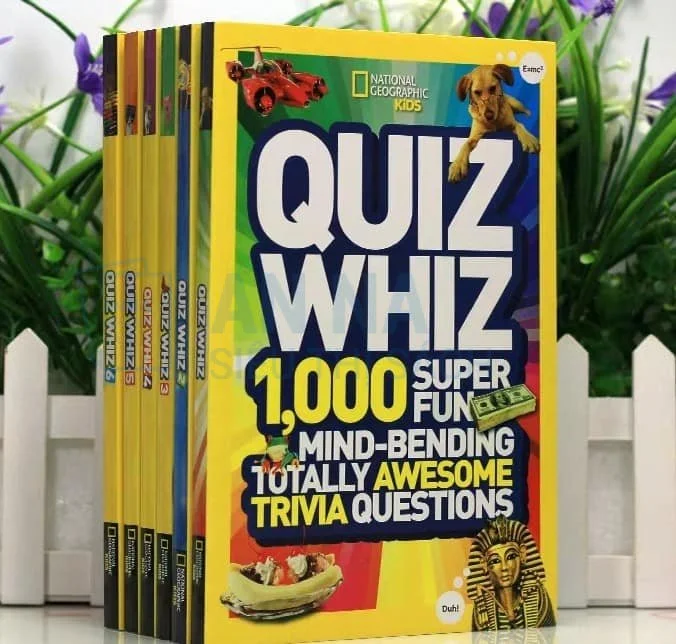 Sách Tiếng Anh - Sách Nhập Khẩu - An Na Siêu Thị Sách National Geographic Kids Quiz Whiz