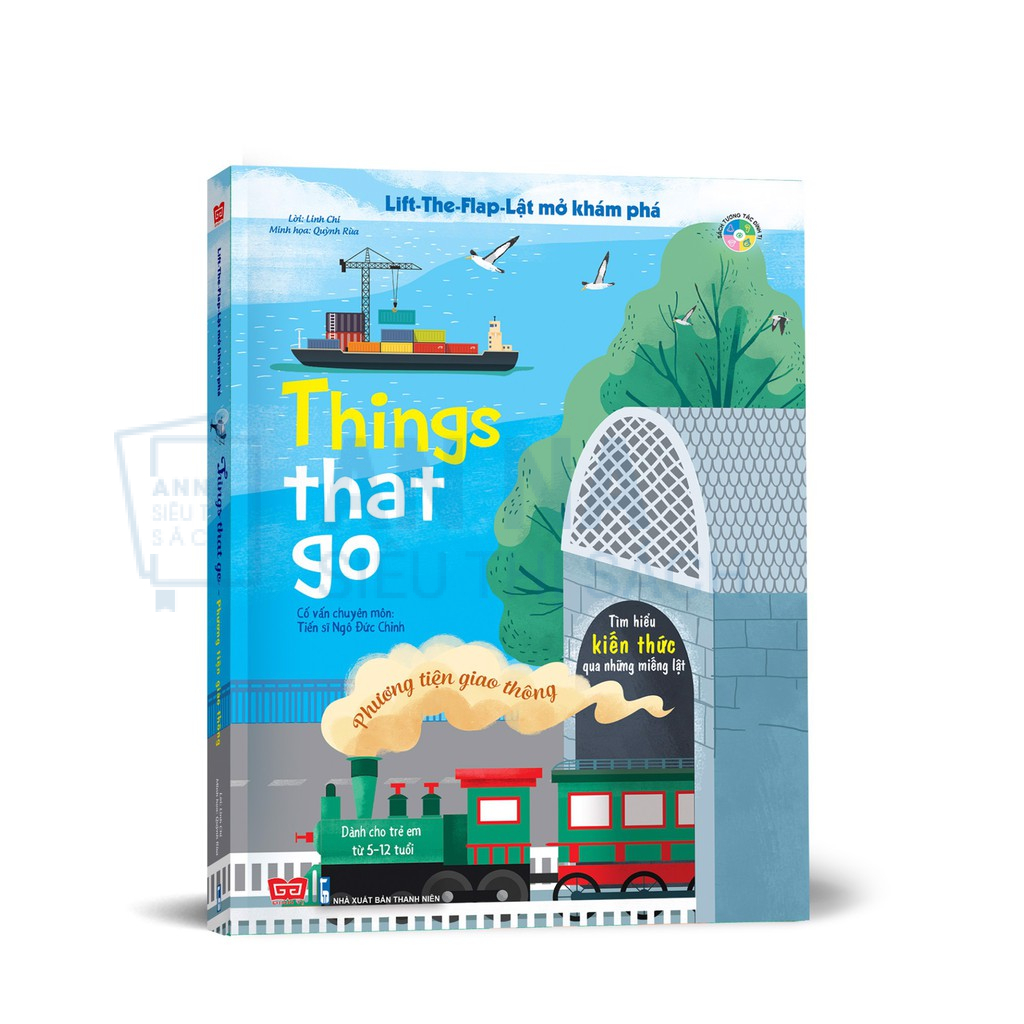 Sách Lift-The-Flap - Lật mở khám phá - Things that go - Phương tiện giao thông bìa cứng