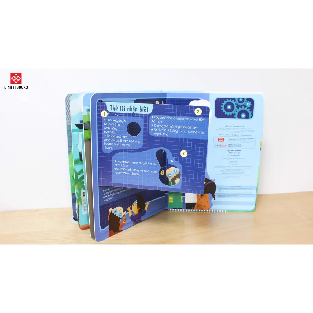 Sách Lift-The-Flap - Lật mở khám phá - Things that go - Phương tiện giao thông bìa cứng
