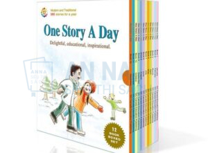 Truyện tiếng anh One Story A Day Level 3 Delightful, Educational, Inspirational box set nhập 12 quyển kèm Audio