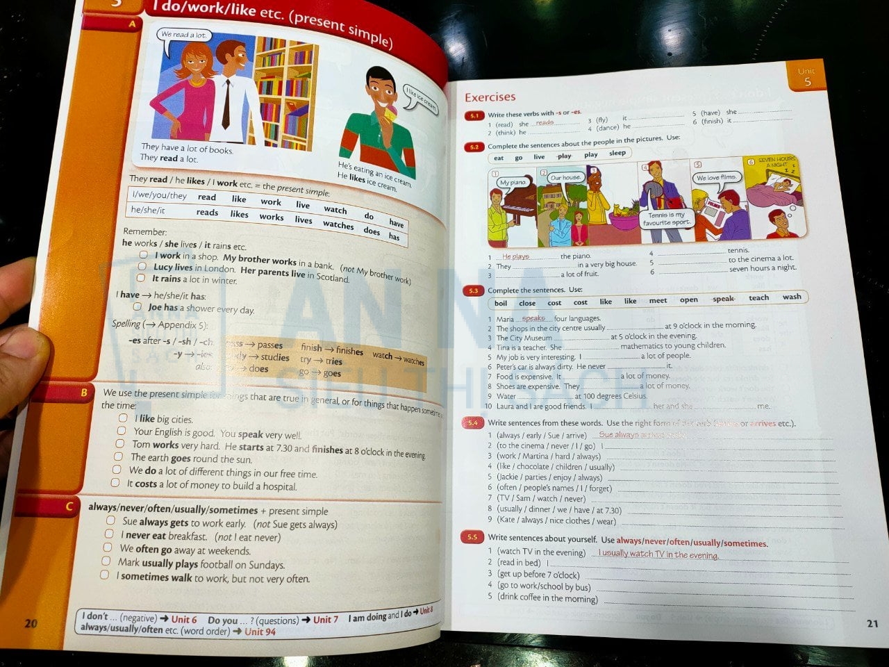 Grammar in Use nhập màu 3 quyển kèm file audio và answer key