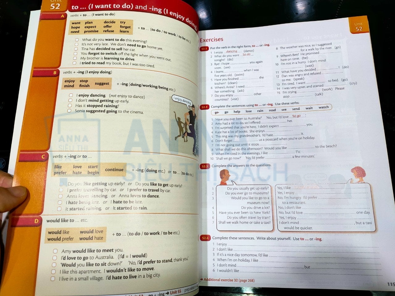 Grammar in Use nhập màu 3 quyển kèm file audio và answer key