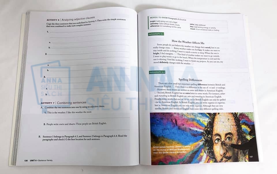 Great Writing nhập màu 6 cuốn kèm answer key