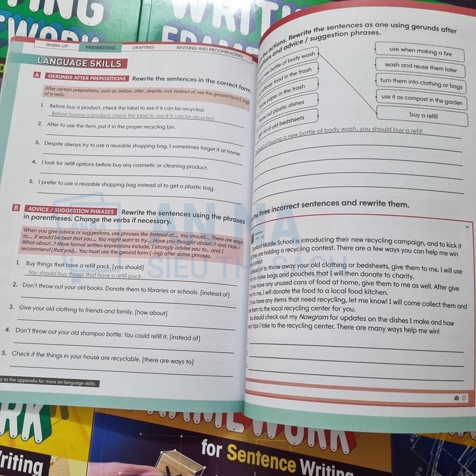Writing Framework nhập màu 18 quyển 3 level