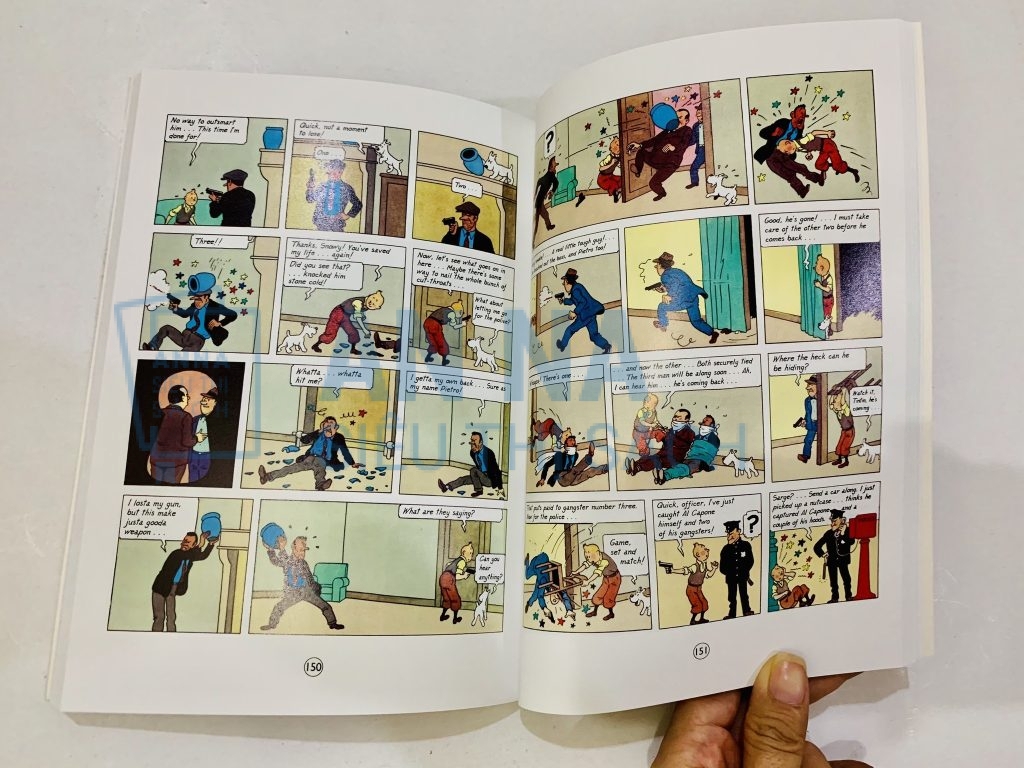 The Adventure Of Tintin nhập box set 8 cuốn 