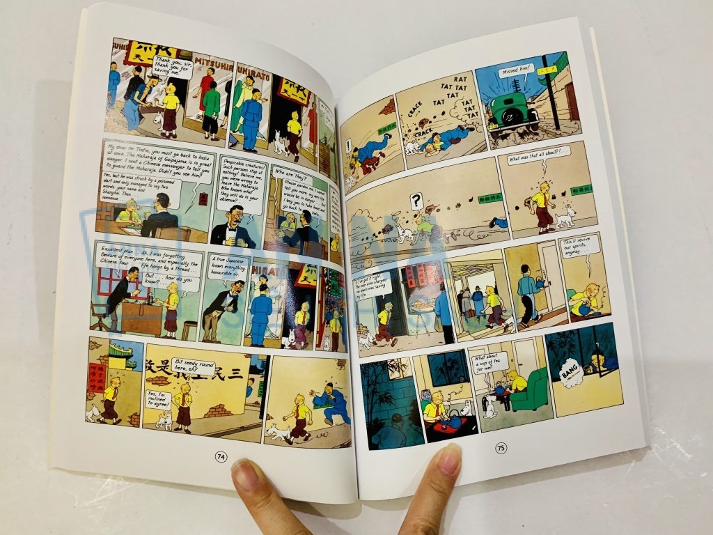 The Adventure Of Tintin nhập box set 8 cuốn 