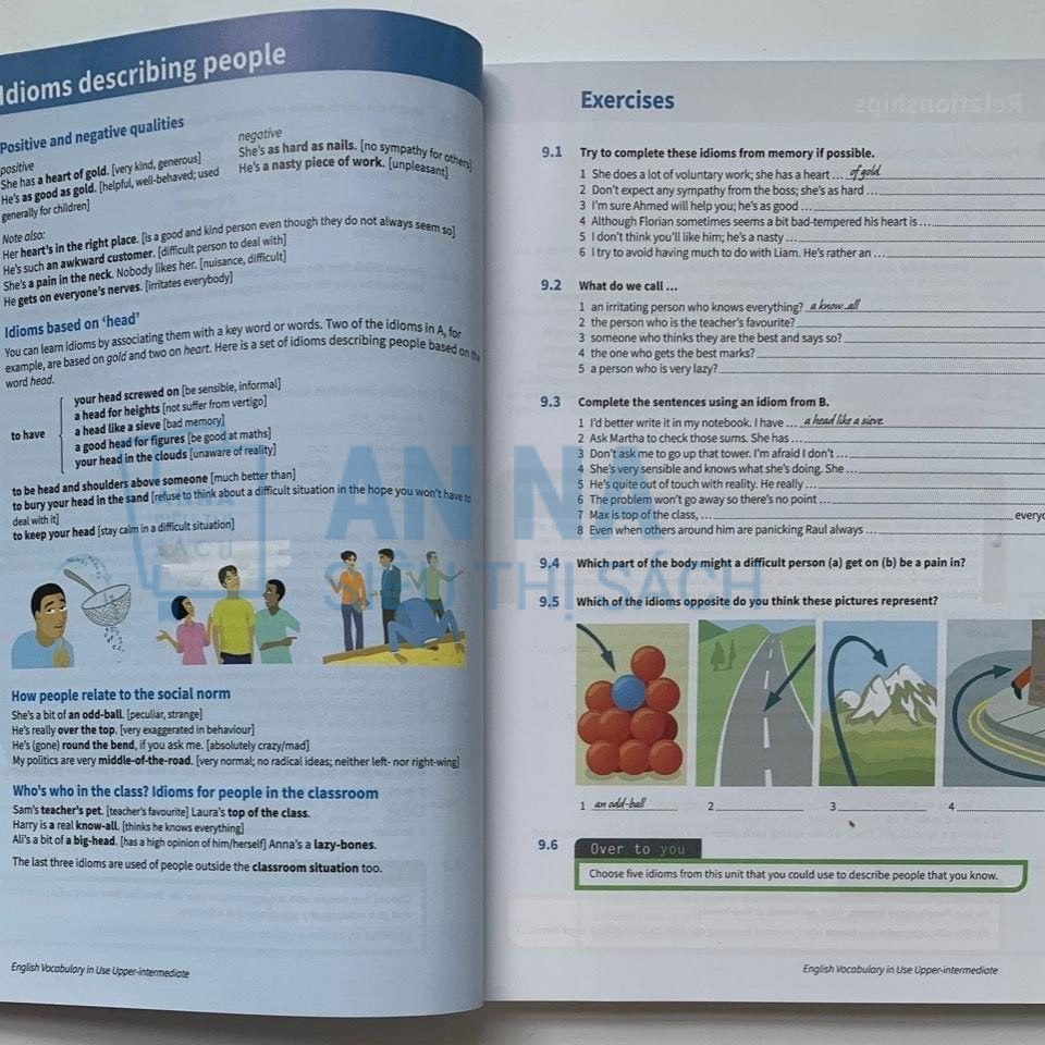 Sách Tiếng Anh - Sách Nhập Khẩu - An Na Siêu Thị Sách English vocabulary in use nhập 4 cuốn kèm file audio và answer key