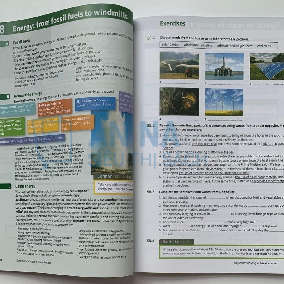Sách Tiếng Anh - Sách Nhập Khẩu - An Na Siêu Thị Sách English vocabulary in use nhập 4 cuốn kèm file audio và answer key