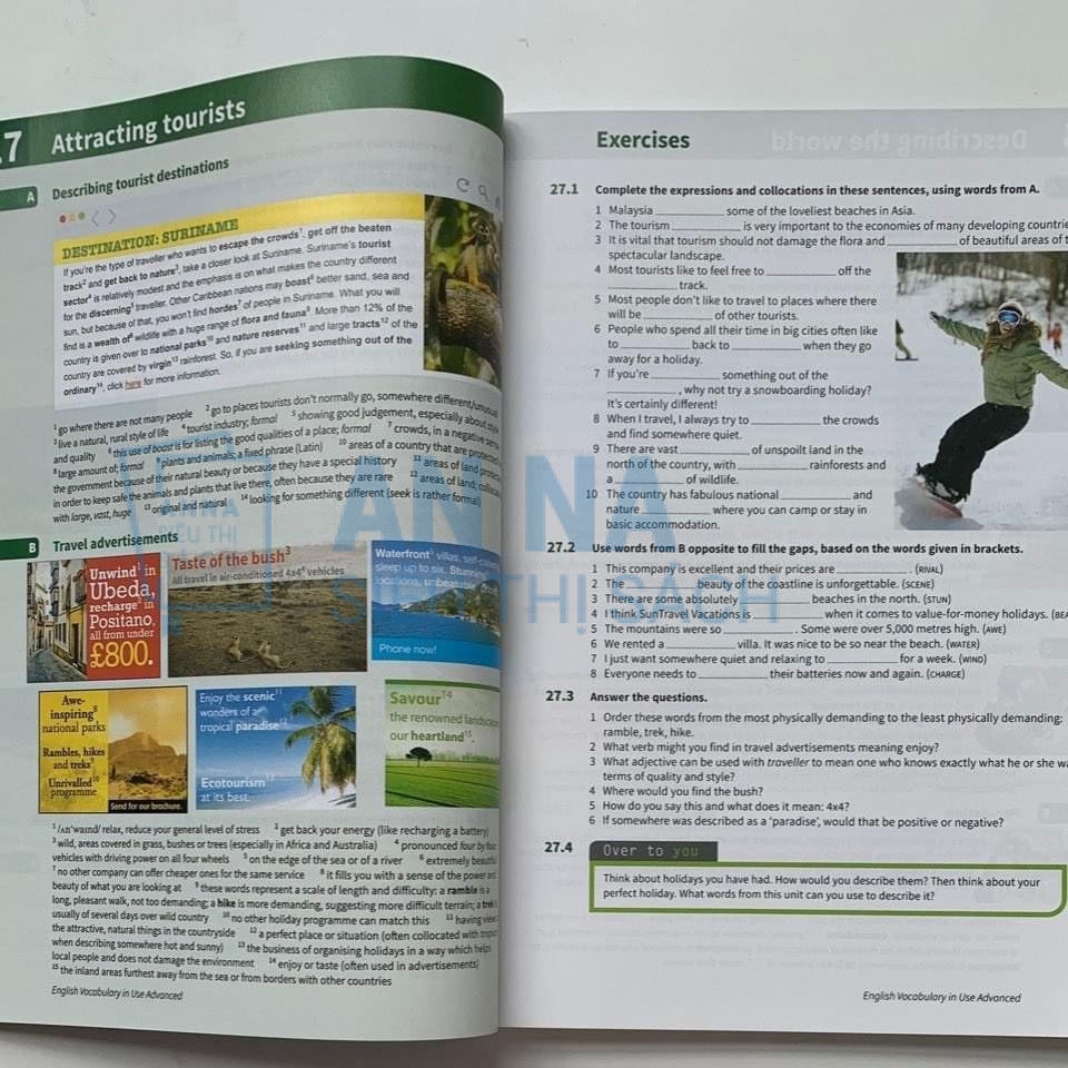 Sách Tiếng Anh - Sách Nhập Khẩu - An Na Siêu Thị Sách English vocabulary in use nhập 4 cuốn kèm file audio và answer key