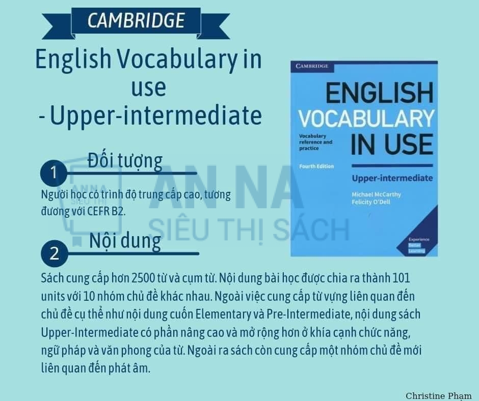 English vocabulary in use nhập 4 cuốn kèm file audio và answer key