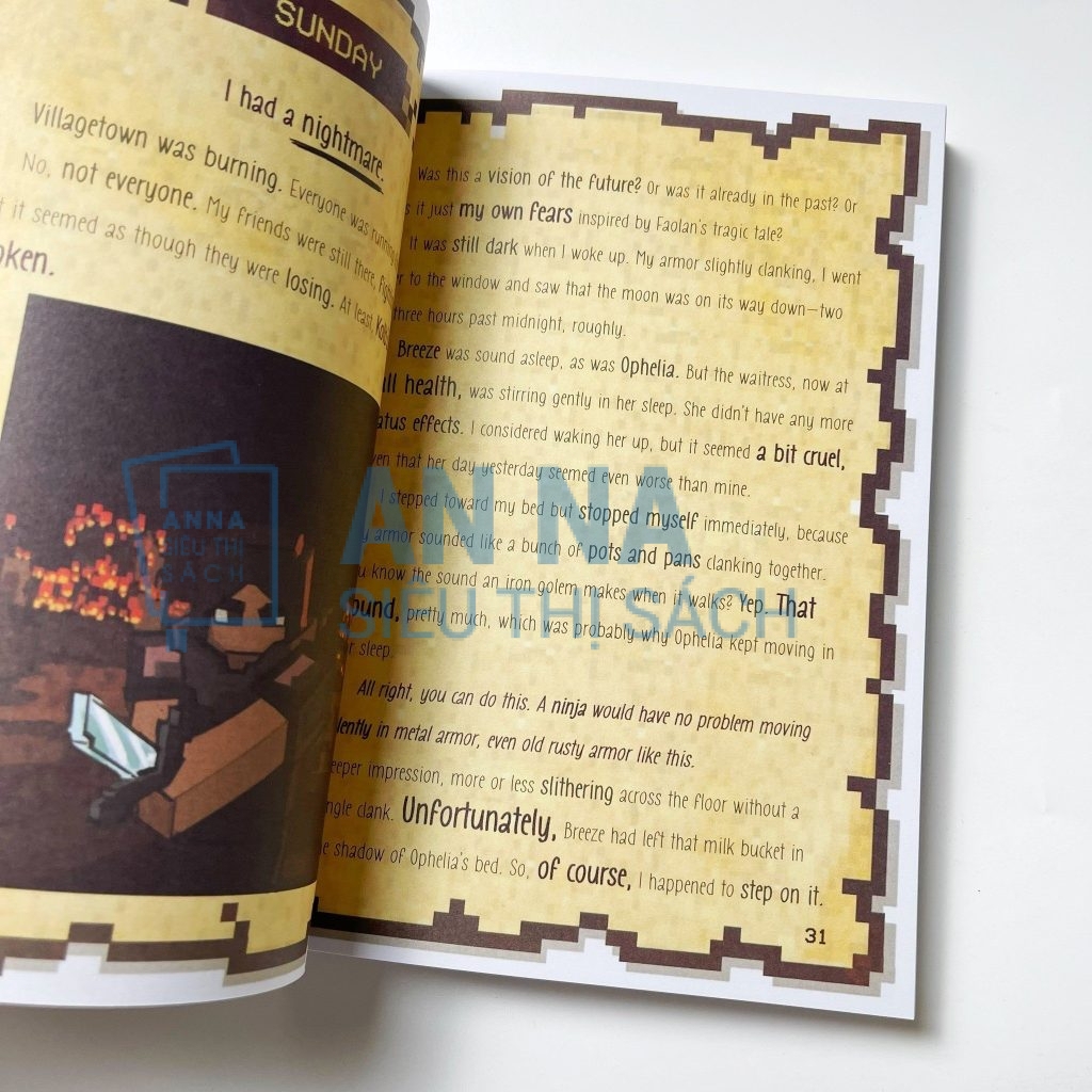 Sách Tiếng Anh - Sách Nhập Khẩu - An Na Siêu Thị Sách Diary of an 8-Bit Warrior nhập 6 quyển